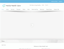 Tablet Screenshot of mettahealthcare.com